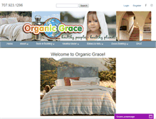 Tablet Screenshot of organicgrace.com